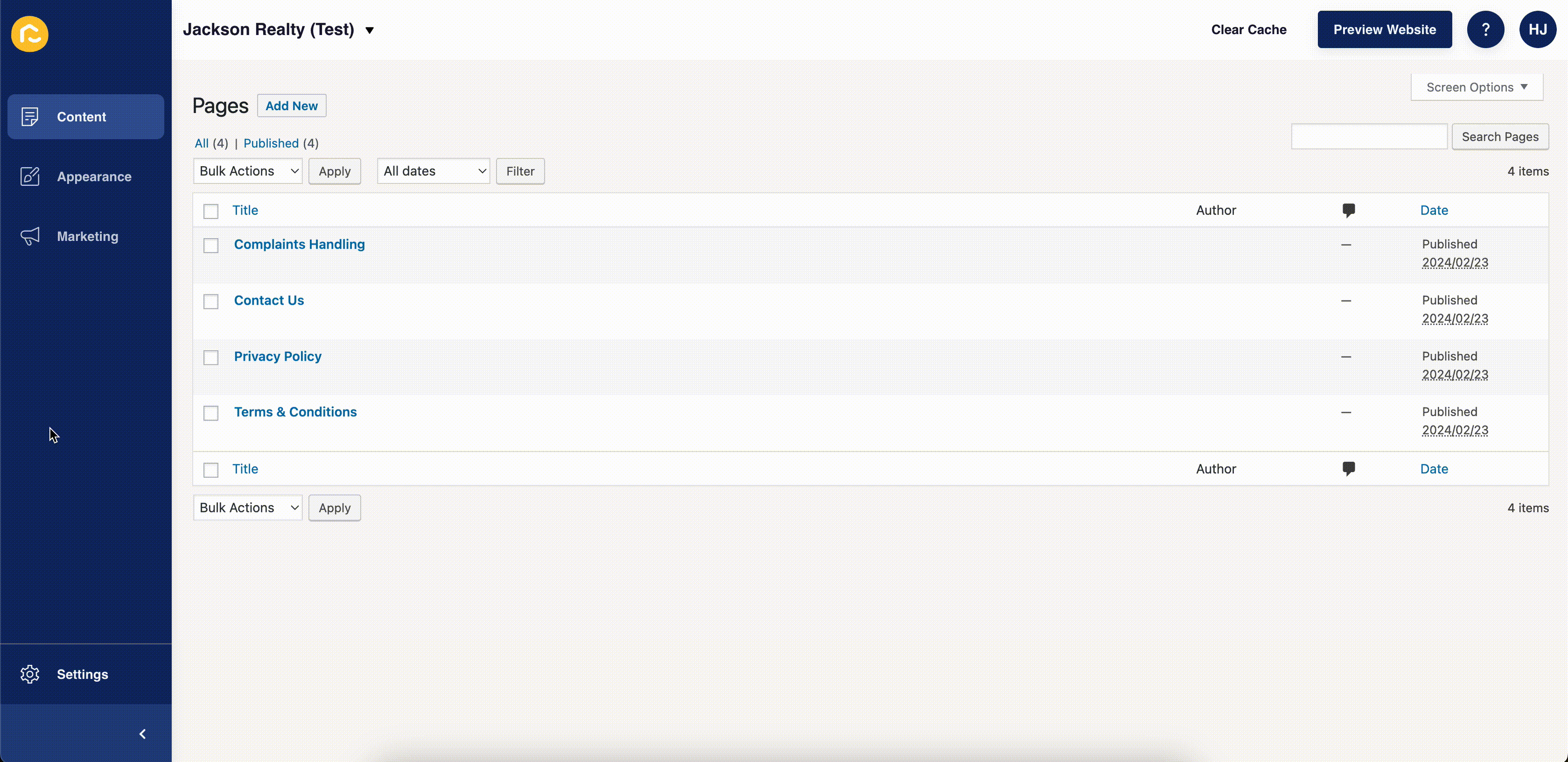 Changing Footer Menu.gif